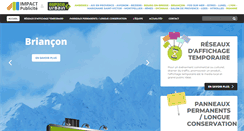 Desktop Screenshot of impact-publicite.com